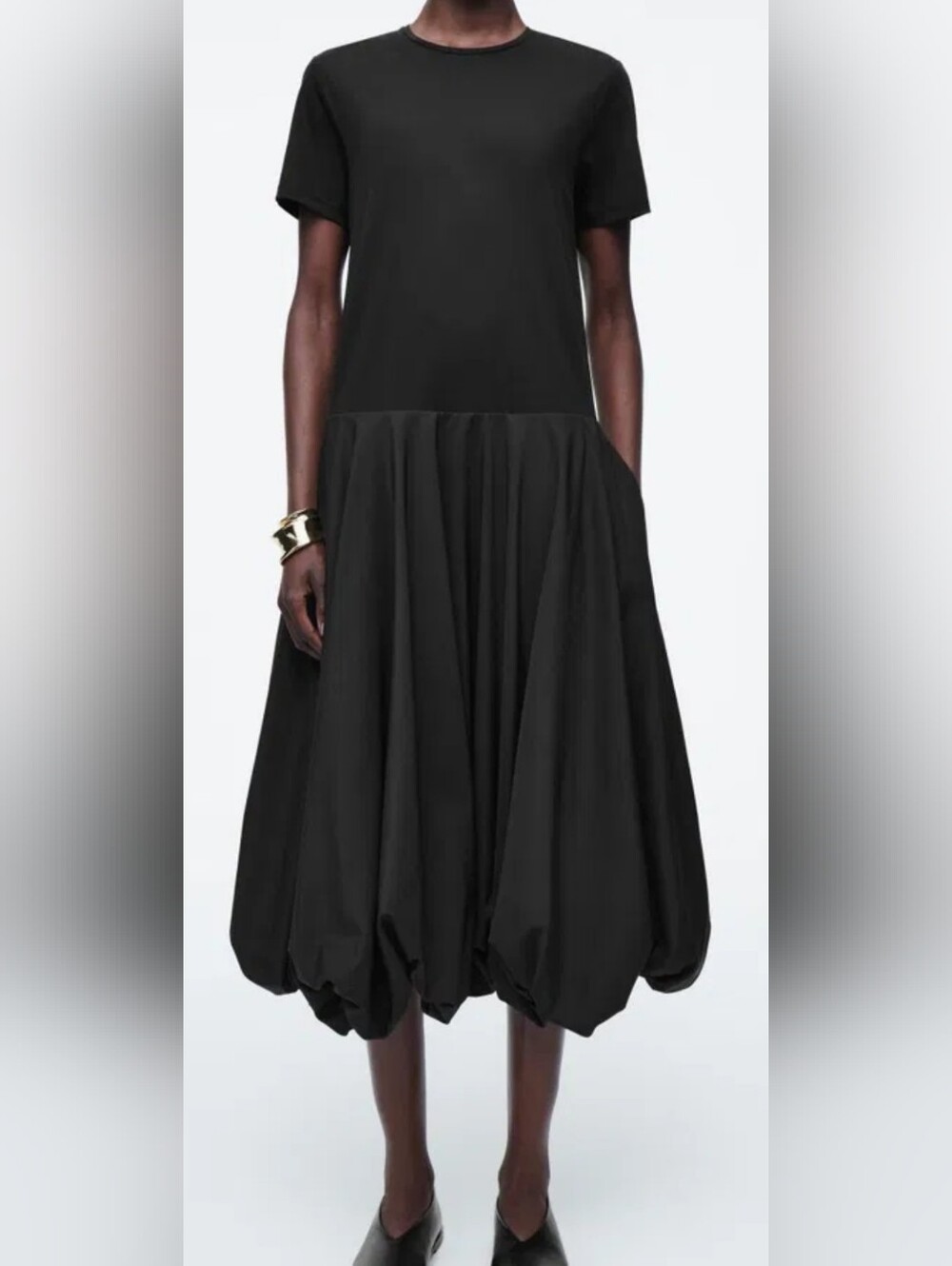 COS Women's  Balloon Hem T Shirt Dress